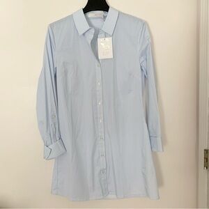 Rachel Parcell Poplin Shirt Dress